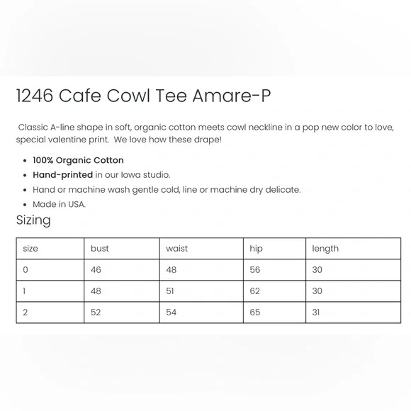 Blue Fish Cafe Cowl Tee in Amare - Picture 6 of 9